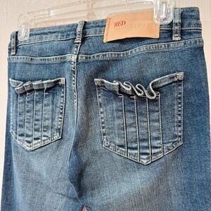 Valentino Ruffle Pocket Denim Jeans